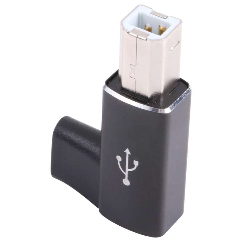 USB-C / Type C Female to USB 2.0 B MIDI Male Adapter for Electronic Instrument / Printer / Scanne...