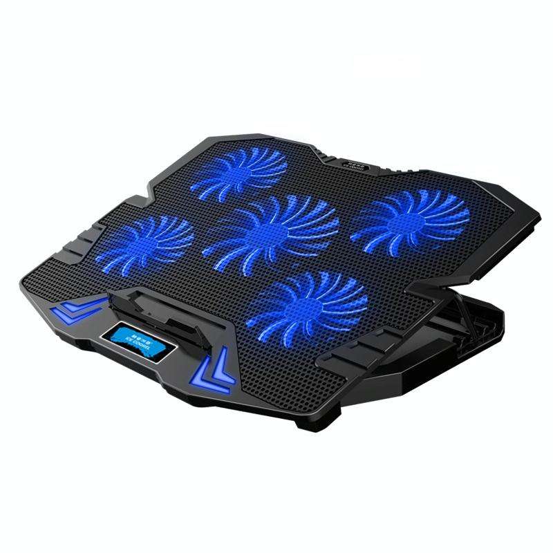 ICE COOREL K5 Laptop Radiator Computer Cooling Bracket, Colour: Standard Version (Black Blue)