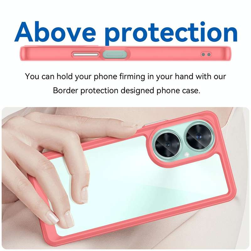 For Huawei Nova 11i Colorful Series Acrylic + TPU Phone Case(Red)