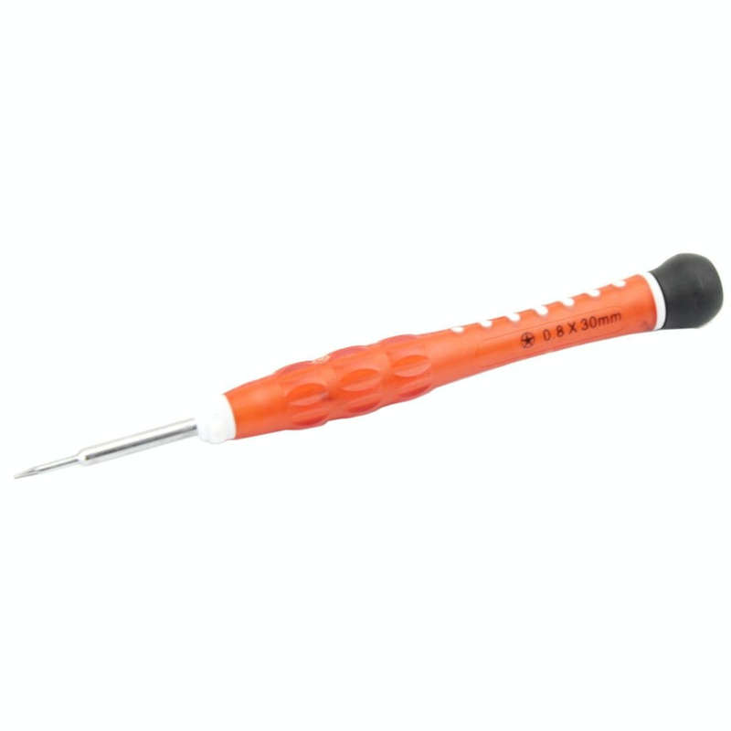 Professional Repair Tool Open Tool 0.8 x 30mm Pentacle Tip Socket Screwdriver(Orange)