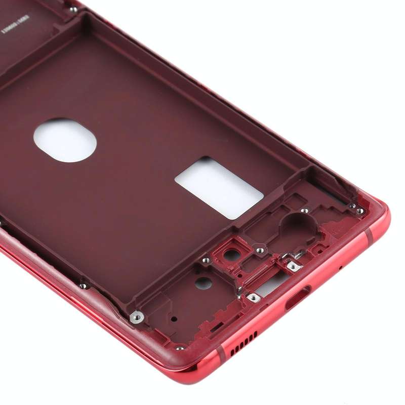 For Samsung Galaxy S20 FE  Middle Frame Bezel Plate (Red)