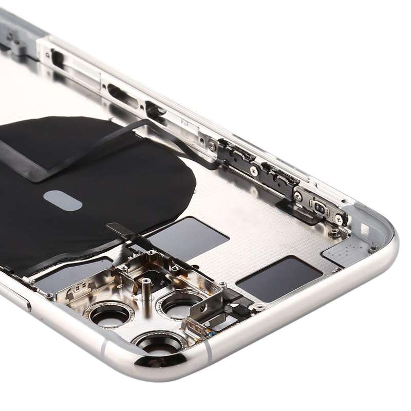 Battery Back Cover (with Side Keys & Card Tray & Power + Volume Flex Cable & Wireless Charging Mo...