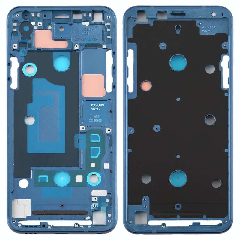 Front Housing LCD Frame Bezel Plate for LG Q7 / Q610 / Q7 Plus / Q725 / Q720 / Q7A / Q7 Alpha(Dar...