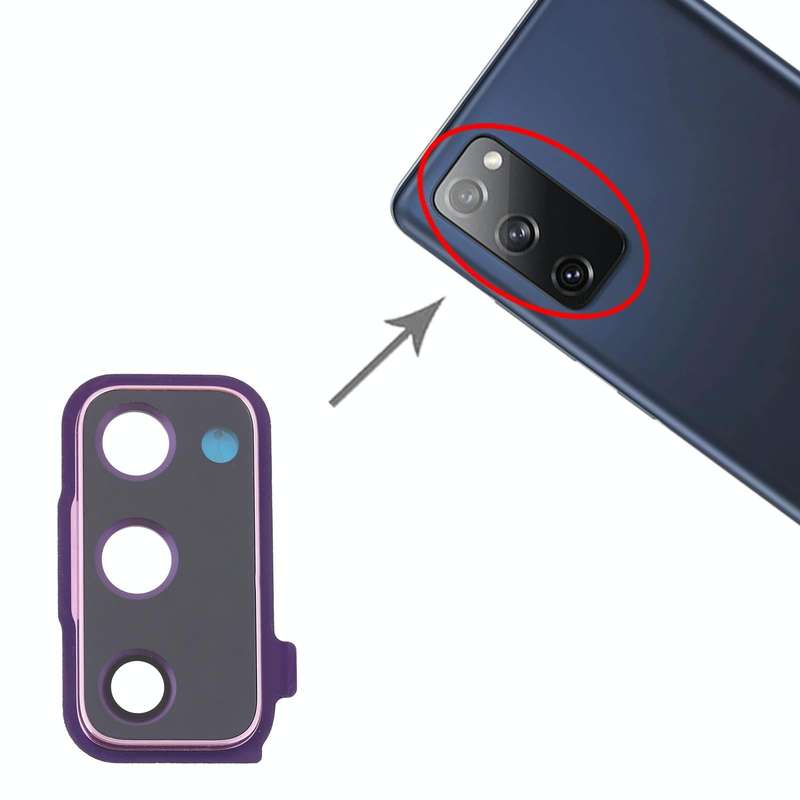 For Samsung Galaxy S20 FE Camera Lens Cover (Purple)