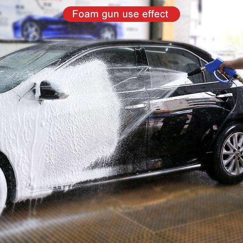 High Pressure Long Fixed Foam Gun for Self-service Car Washing Machine, Outer Wire: 14 x 1.5