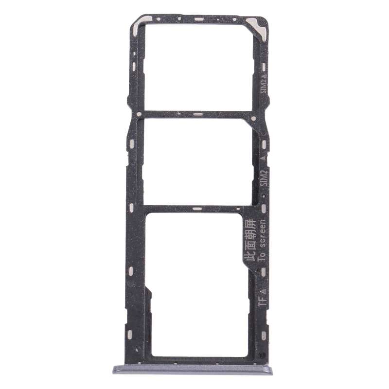 For OPPO Realme C3 RMX2027, RMX2020, RMX2021  SIM Card Tray + SIM Card Tray + Micro SD Card Tray ...