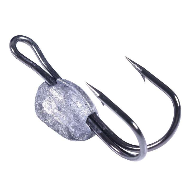 3 PCS HENGJIA SO068 Submerged Crab Hook Anti-hanging Bottom Ice Fishing Bait, Color: 10cm 30g Gray