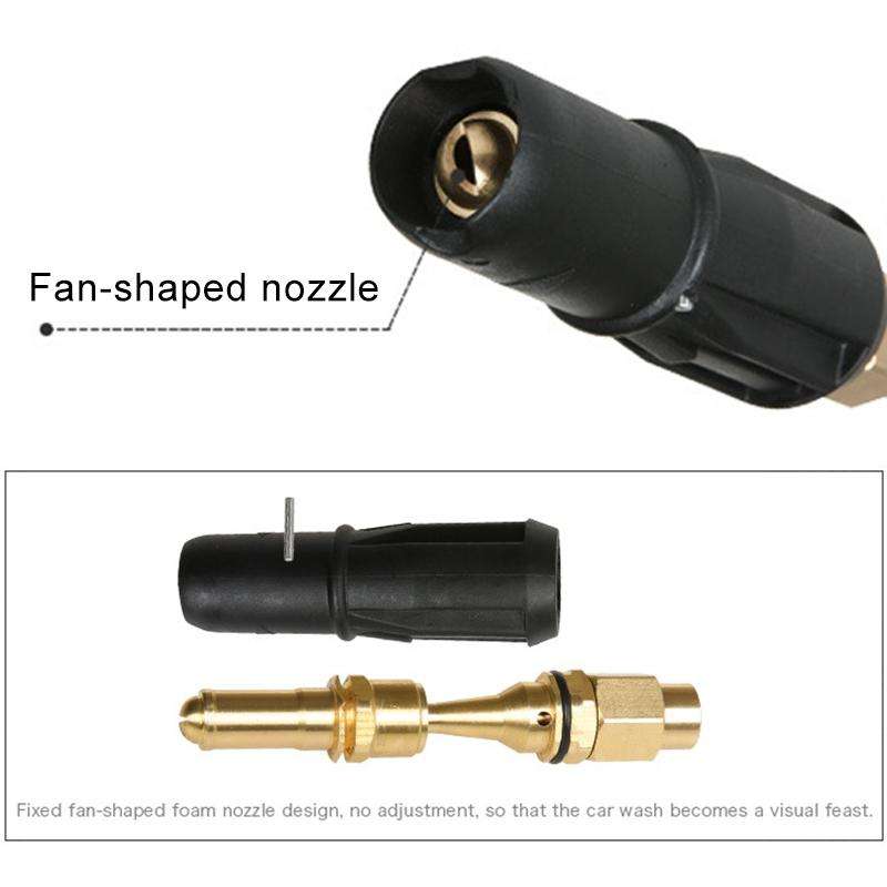 High Pressure Long Fixed Foam Gun for Self-service Car Washing Machine, Outer Wire: 14 x 1.5
