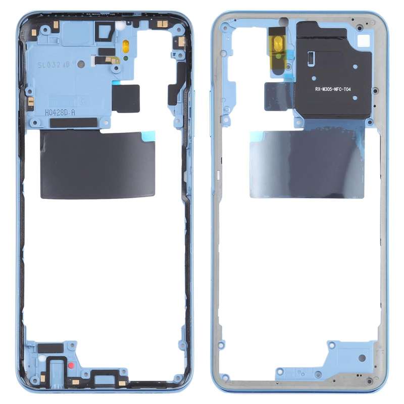 Middle Frame Bezel Plate for Xiaomi Redmi Note 10s M2101K7BG (Blue)