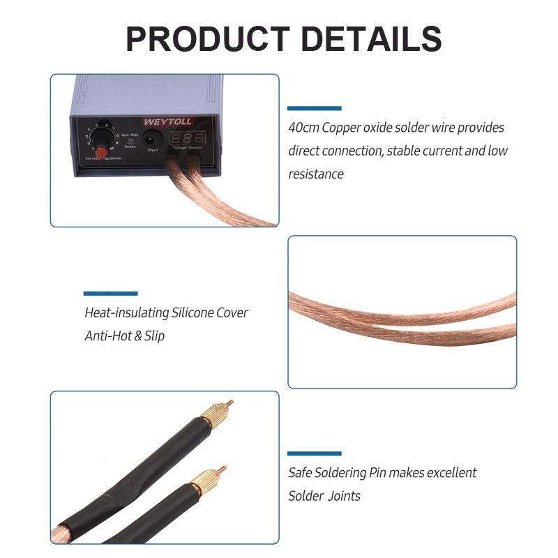 Portable 18650 Battery Spot Welder 5000W High Power Handheld Spot Welding Machine, Style: Automat...