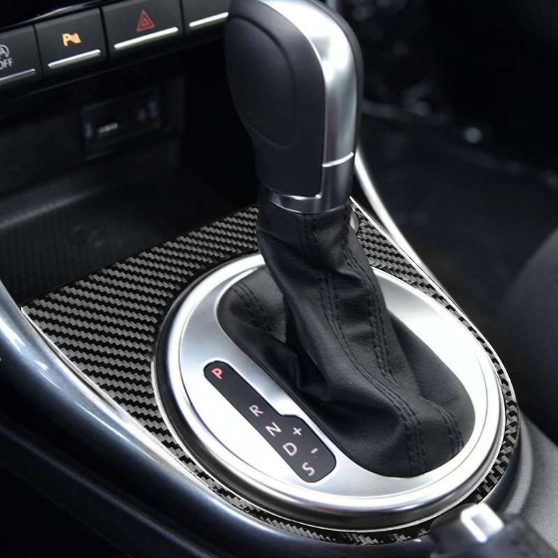 Car Carbon Fiber Gear Panel Frame A Decorative Sticker for Volkswagen Beetle 2012-2019, Left and ...