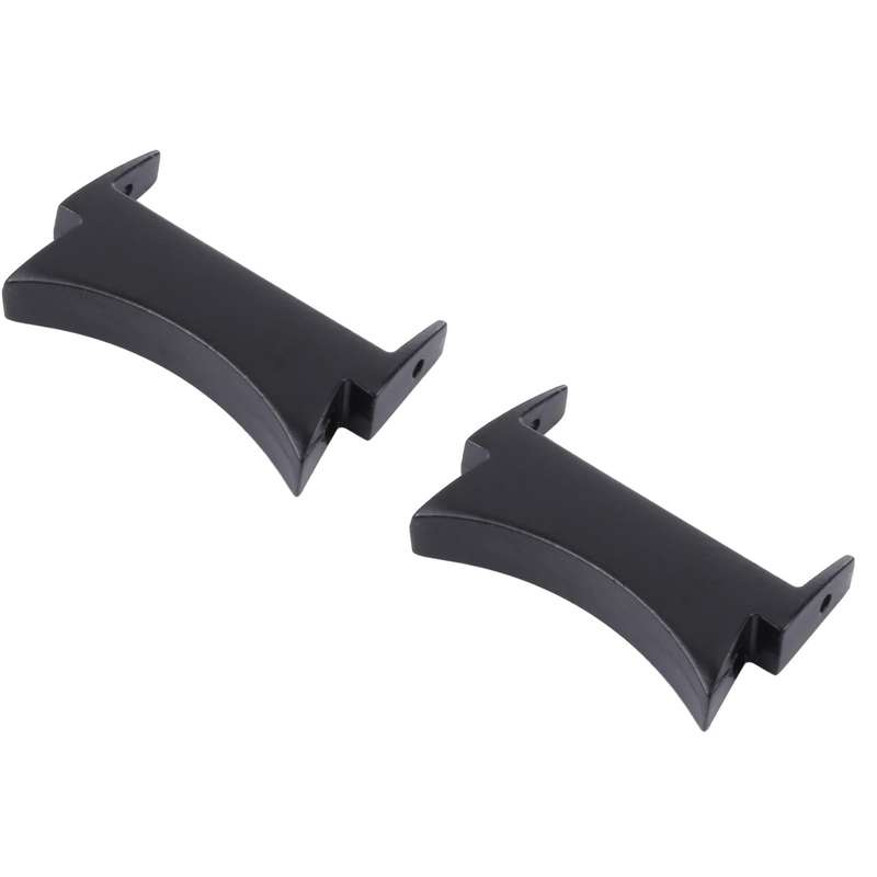 1 Pair For Samsung Galaxy Watch4 40mm / 44mm Smart Watch Watchband Connector Converter (Black)