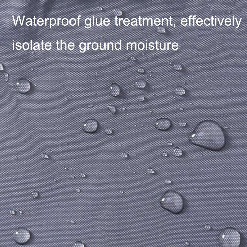 Outdoor Tent Mats Thickened Oxford Cloth Waterproof Picnic Mat, Size: 240x210cm(Grey)