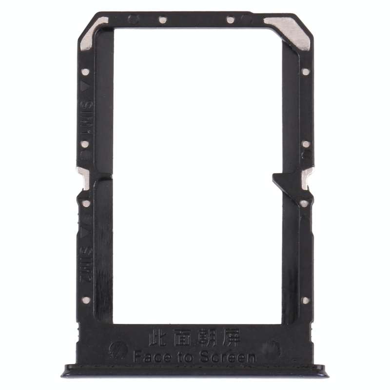For OPPO Reno5 5G / Find X3 Lite PEGM00 PEGT00 CPH2145  SIM Card Tray + SIM Card Tray(Black)