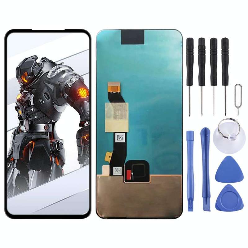 AMOLED LCD Screen For ZTE Nubia Red Magic 7S Pro NX709S with Digitizer Full Assembly(Black)