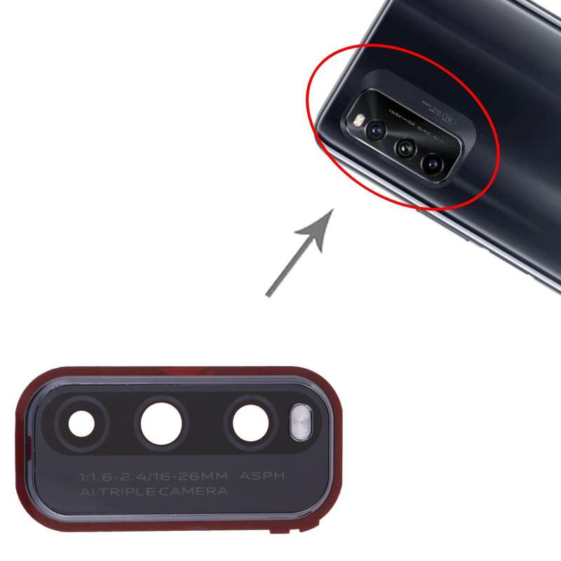 For Vivo iQOO Neo5 Lite Back Camera Lens Frame (Black)