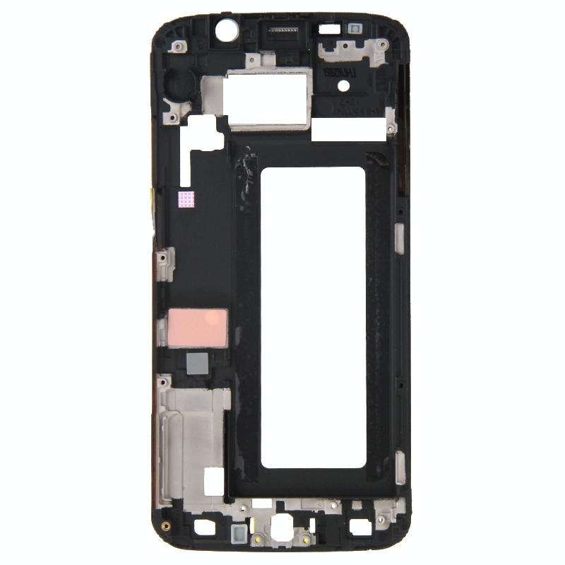 For Galaxy S6 Edge / G925 Full Housing Cover (Front Housing LCD Frame Bezel Plate + Battery Back ...