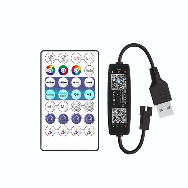 WS2812B USB 5V APP Remote Controller Bluetooth Music Controller for SK6812 WS2811 WS2812 LED Ligh...