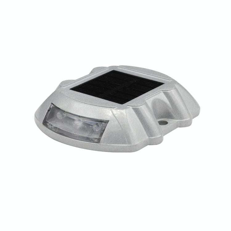 Solar Horseshoe Road Stud Light Car Guidance Light Road Deceleration Light, Constantly Bright Ver...