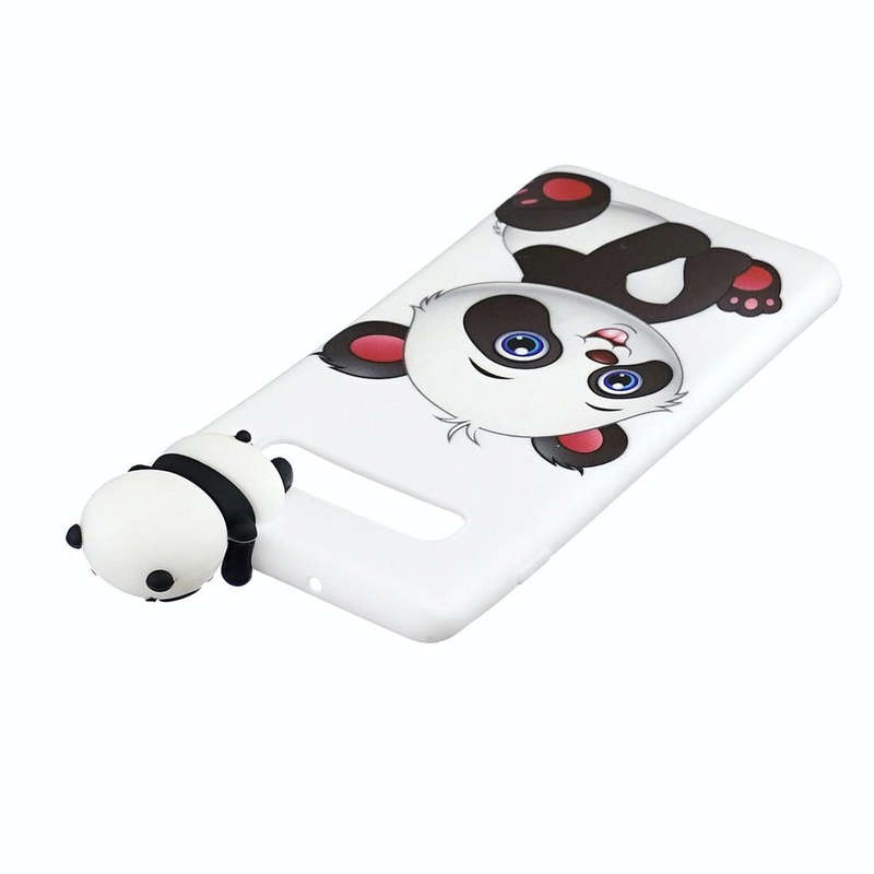 For Galaxy S10+ Shockproof Cartoon TPU Protective Case(Panda)