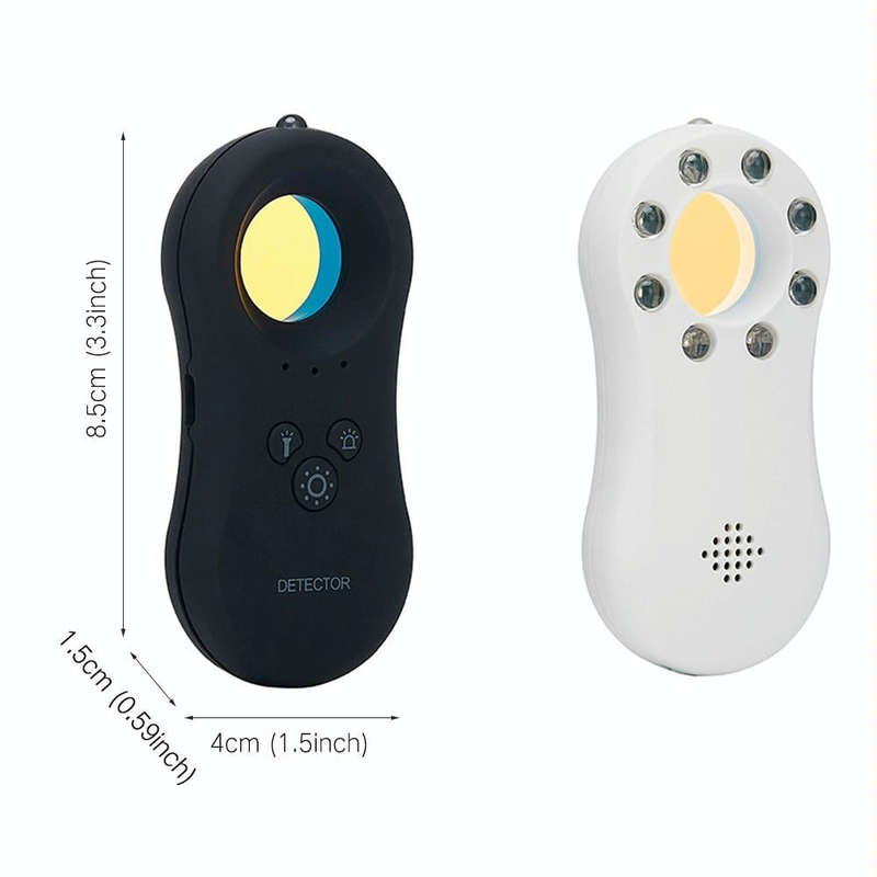 Hotel Anti-Spy Monitoring Detector Portable Monitor Camera Alarm Flashlight Anti-theft Home Infra...