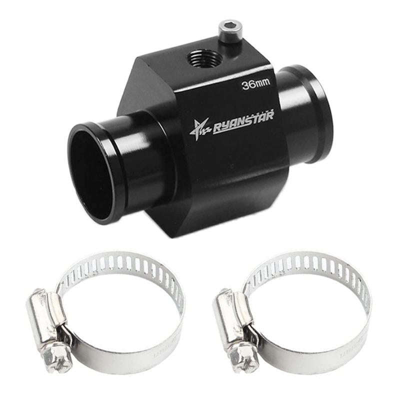 RYANSTAR RACING Car Water Temperature Meter Temperature Gauge Joint Pipe Radiator Sensor Adaptor ...