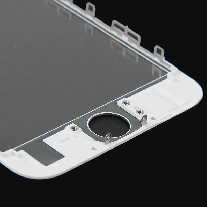 Front Screen Outer Glass Lens with Front LCD Screen Bezel Frame for iPhone 6s(White)