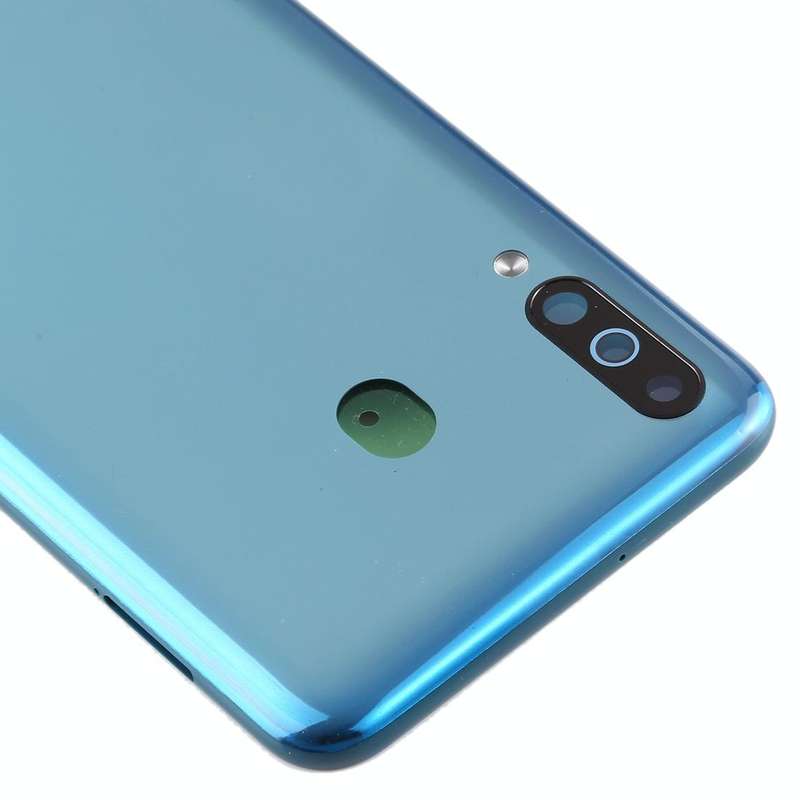 For Galaxy M40s Battery Back Cover (Blue)