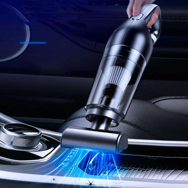 Car Wireless Charging High Power Handheld Vacuum Cleaner Black Upgrade
