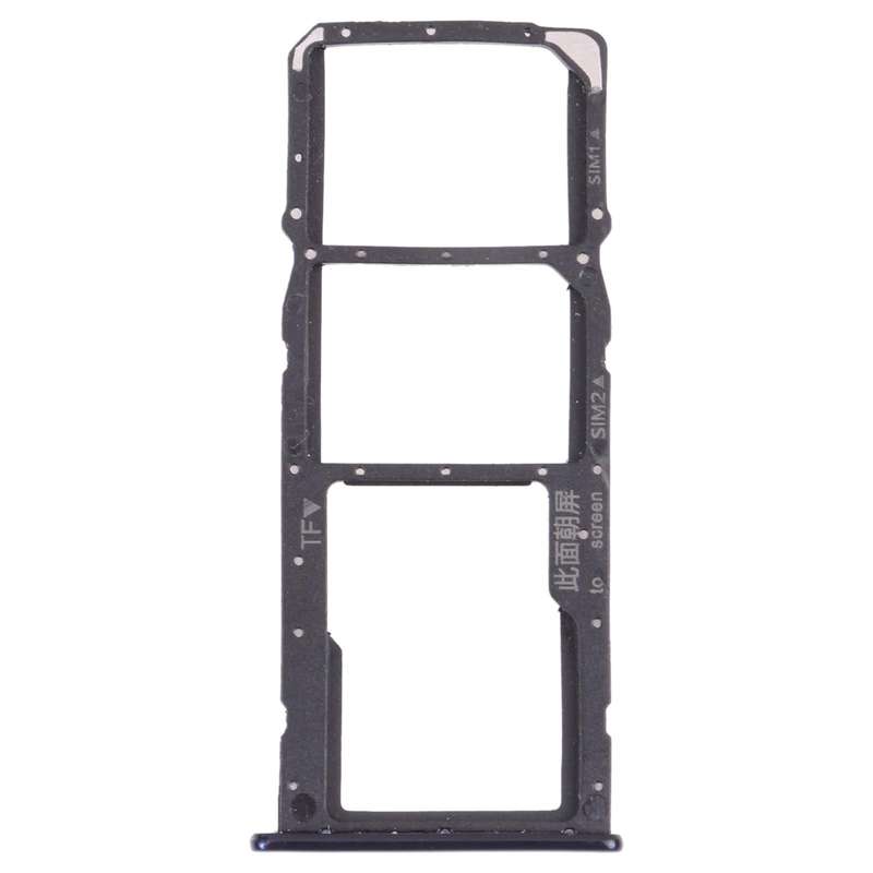 SIM Card Tray + SIM Card Tray + Micro SD Card Tray for Huawei Y7 (2018) (Blue)