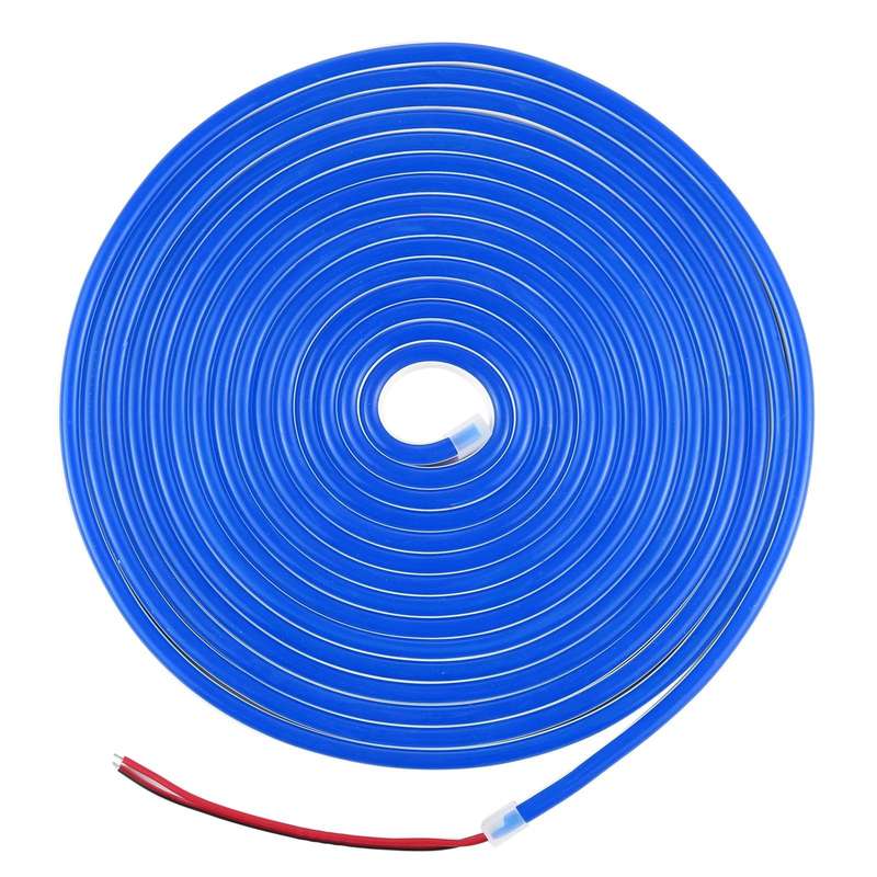 CJ-1206 12V 6A 5m IP65 Waterproof Silicone Neon LED Strip Light(Blue)