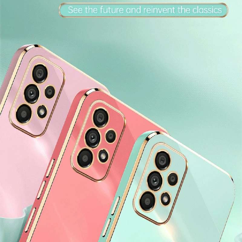 For Samsung Galaxy A53 5G XINLI Straight Edge 6D Electroplate TPU Phone Case(White)