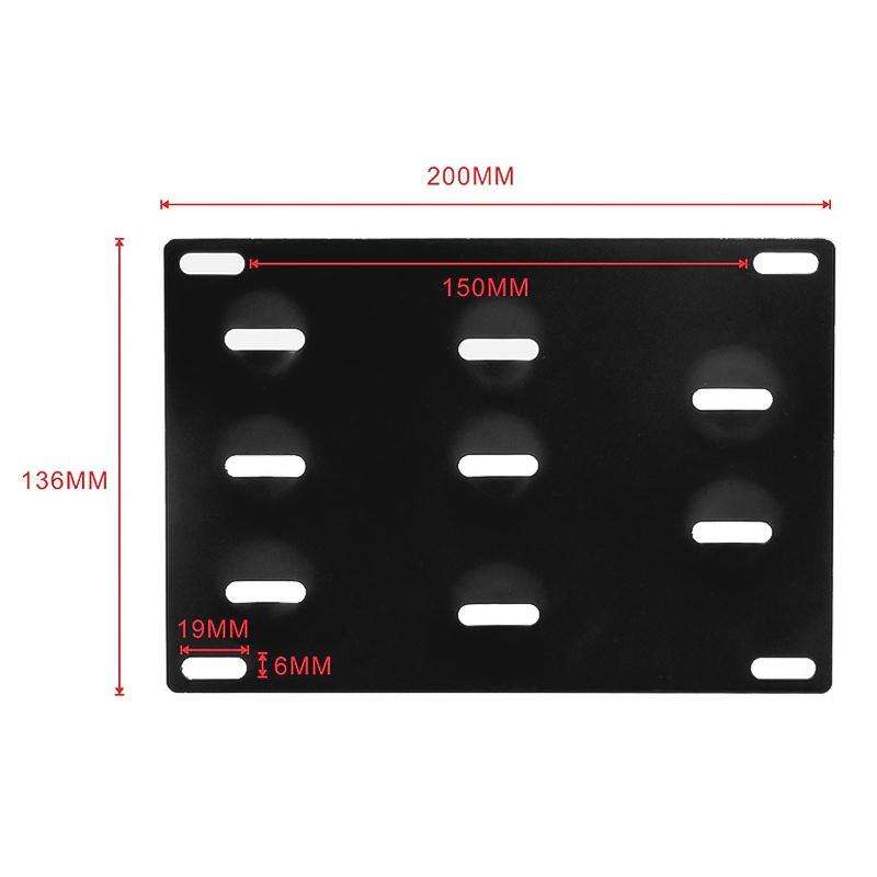 Car Front Bumper Tow Hook License Plate Mounting Bracket Holder for Mazda / Lexus