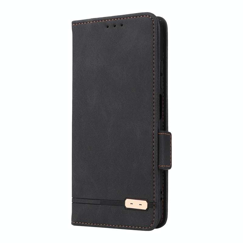 For Xiaomi Redmi Note 11T Pro Magnetic Clasp Flip Leather Phone Case(Black)