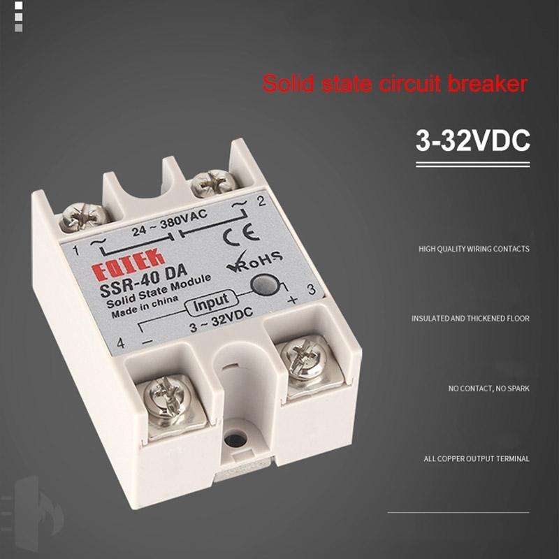 REX-C100 Thermostat + Thermocouple + SSR-80 DA Solid State Module Intelligent Temperature Control...