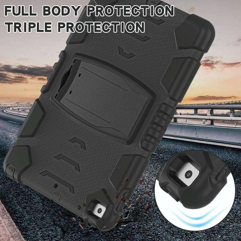 For iPad 10.2 2021 / 2020 / 2019 3-Layer Protection Screen Frame + PC + Silicone Shockproof Combi...