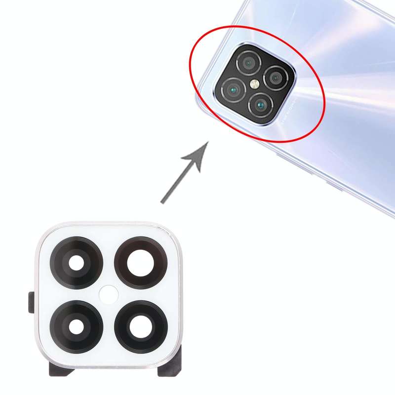 For Huawei Nova 8 SE  Camera Lens Cover (Silver)