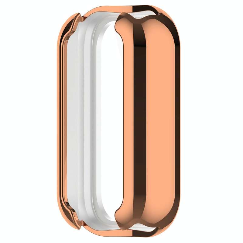 For Redmi Band 2 Full Package TPU Electroplated Watch Protective Case(Rose Gold)