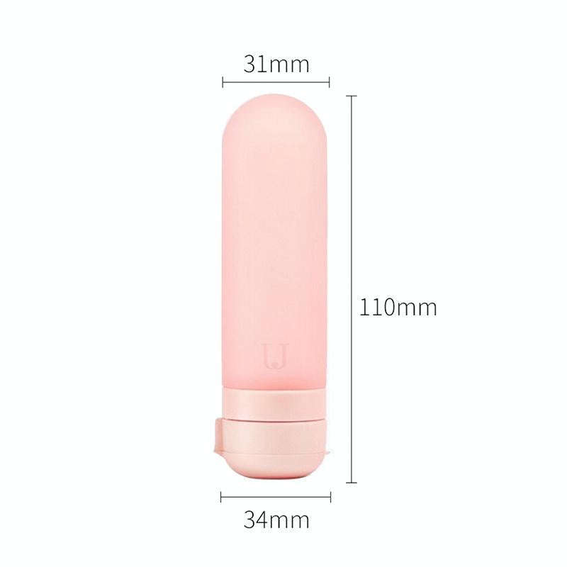 Travel Silicone Dispensing Bottle Travel Cosmetic Lotion Shampoo Bath Dew Cream Skin Care Product...