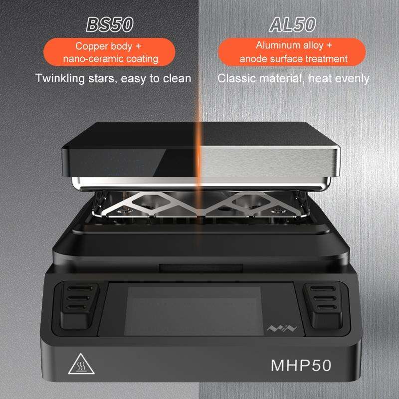 MINIWARE MHP50 Support PD/DC Power Supply 150W High Power Mini Thermostat Heating Station, Model: A5