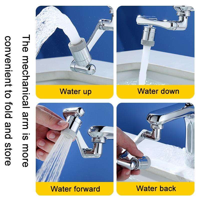 Faucet Robot Arm Universal Extender 1080 Degree Lifting Aerator, Specification: Single Outlet