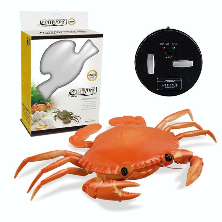 9995 Infrared Sensor Remote Control Simulated Crab Creative Children Electric Tricky Toy Model (Y...