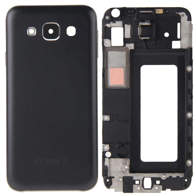 For Galaxy E5 / E500 Full Housing Cover (Front Housing LCD Frame Bezel Plate + Rear Housing Batte...