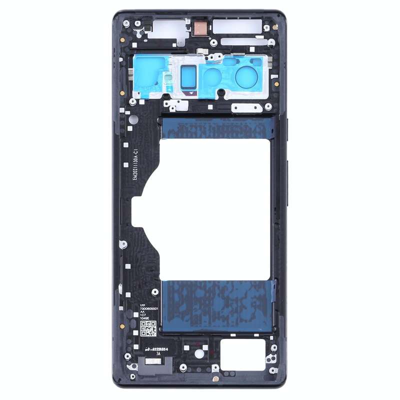 Original Middle Frame Bezel Plate for Google Pixel 6 Pro(Black)