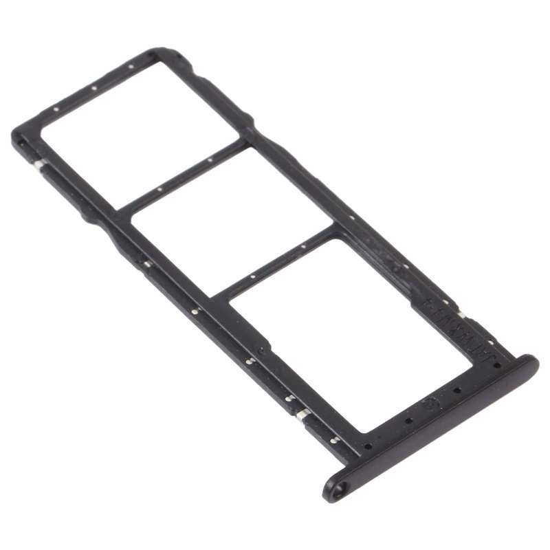 SIM Card Tray + SIM Card Tray + Micro SD Card Tray for Honor 8A 2020 (Black)