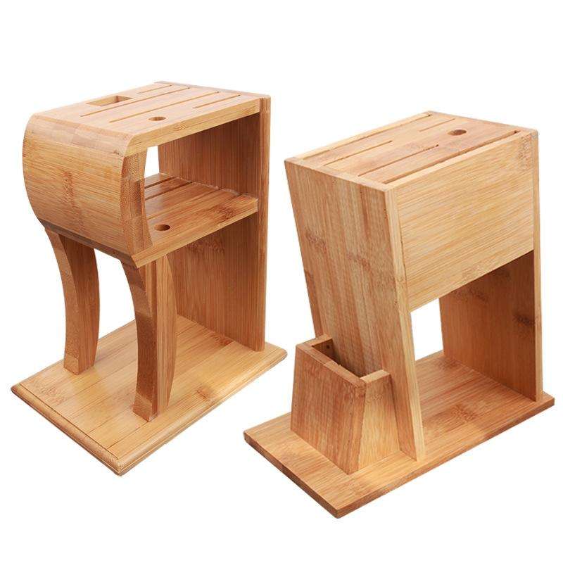 Household Kitchen Multifunctional Solid Wood Knife Storage Rack, Specification R-type Tool Holder