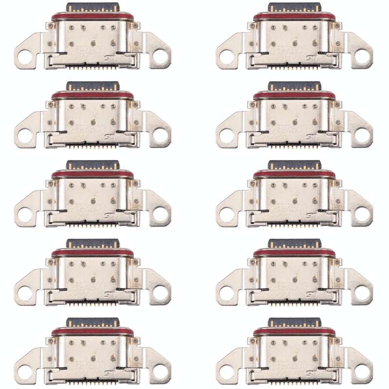 10 PCS Charging Port Connector for LG Velvet 5G / Velvet 4G / Velvet 5G UW LM-G900N, LM-G900EM, L...