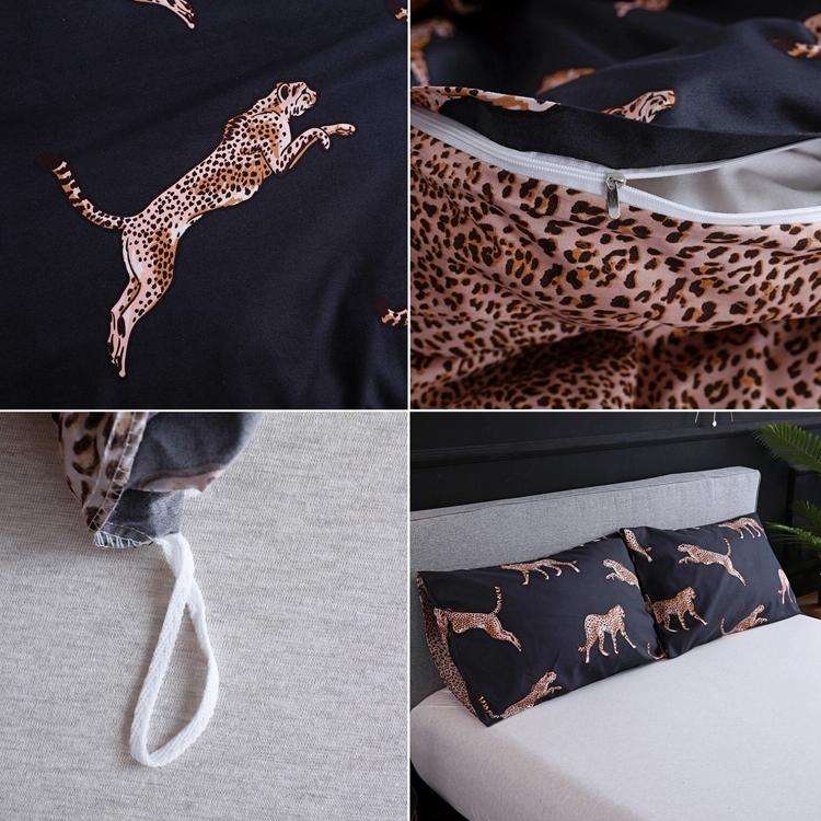 Luxury Bedding Black Marble Pattern Set Sanded Printed Quilt Cover Pillowcase, Size:200x230cm(Mochi)