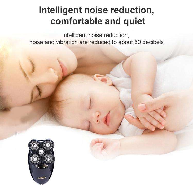 VGR V-302 5W 4 in 1 USB Multi-function Electric Shaver, Plug Type: EU Plug
