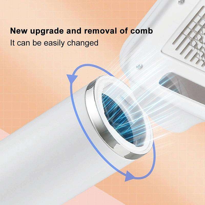 Pet Electric Comb Cat And Dog Brushing Cleaning Hair Dryer, Specification: UK Plug(3 Generation 8...